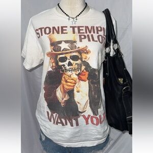 Stone Temple Pilots Graphic White Tee medium